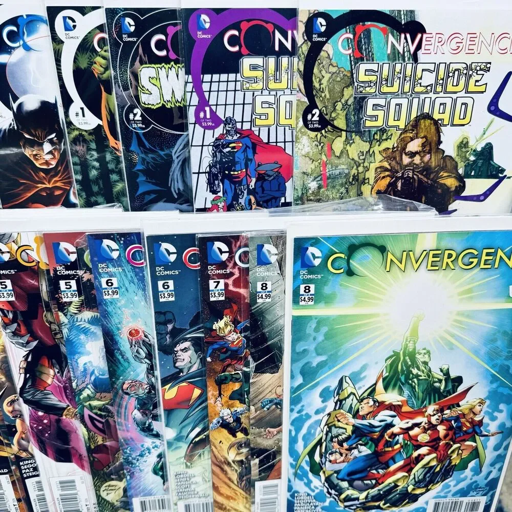 Convergence 0-8 & 10 Tie-Ins Mini Series +‎ 21 #2 Issues Lot DC 2015